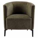 Design fotel, zöld/fekete, KAPY